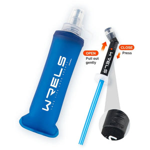 Flasque souple pliable sans BPA "WRELS - WR - 020 250ML / 500ML" - Planète Rando