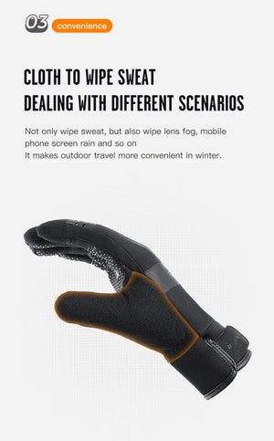 Gants d'hiver tactiles chauds avec technologie 3M Thinsulate 100g "Kyncilor - A0052" - Planète Rando