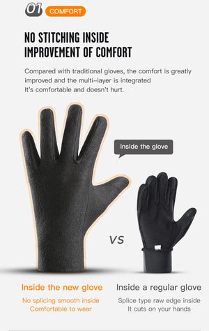 Gants d'hiver tactiles chauds avec technologie 3M Thinsulate 100g "Kyncilor - A0052" - Planète Rando