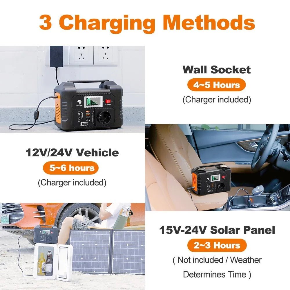 Générateur de batterie portable 151Wh au Lithium sinusoïdale 200W "FlashFish - E200" - Planète Rando