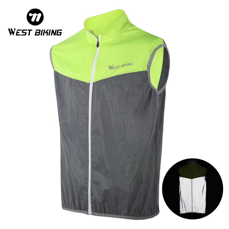 Gilet de cyclisme réfléchissant sans manches, respirant "WEST BIKING – YP0206161" - Planète Rando