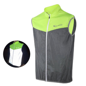 Gilet de cyclisme réfléchissant sans manches, respirant "WEST BIKING – YP0206161" - Planète Rando