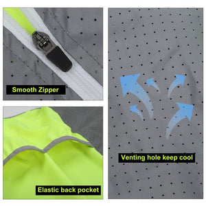 Gilet de cyclisme réfléchissant sans manches, respirant "WEST BIKING – YP0206161" - Planète Rando