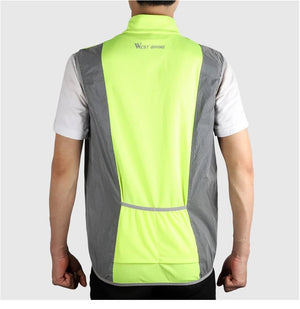 Gilet de cyclisme réfléchissant sans manches, respirant "WEST BIKING – YP0206161" - Planète Rando