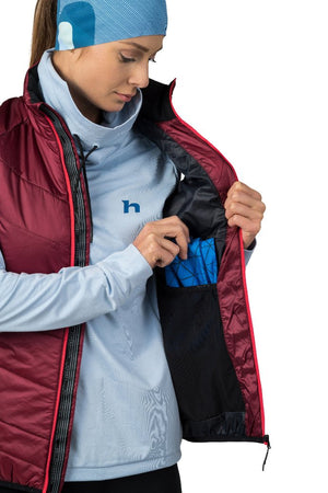 Gilet / doudoune sans manche 100% Polyamide Airlite AC, WR pour femme "Hannah − MIRRA VEST" - Planète Rando