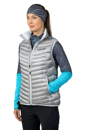 Gilet / doudoune sans manche en duvet de canard 750FP certifié Bluesign pour femme "Hannah − ARYKA" - Planète Rando