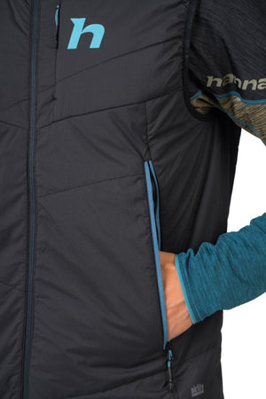Gilet / doudoune synthétique sans manche avec technologie Airlite Windproof pour homme "Hannah − KECHU VEST" - Planète Rando