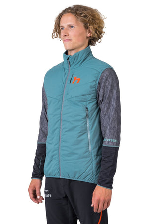 Gilet / doudoune synthétique sans manche avec technologie Airlite Windproof pour homme "Hannah − KECHU VEST" - Planète Rando
