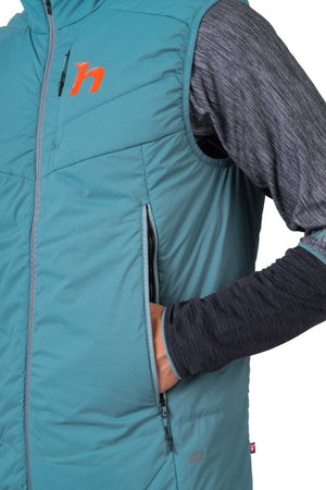 Gilet / doudoune synthétique sans manche avec technologie Airlite Windproof pour homme "Hannah − KECHU VEST" - Planète Rando