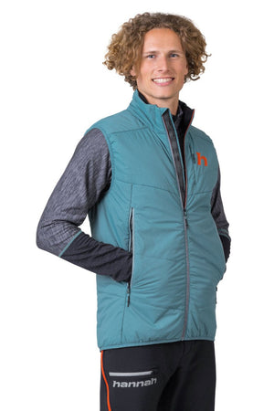 Gilet / doudoune synthétique sans manche avec technologie Airlite Windproof pour homme "Hannah − KECHU VEST" - Planète Rando