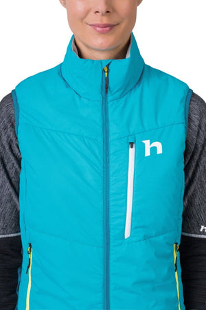 Gilet sans manche avec technologie Airlite Windproof, AFT Double Weave, Primaloft Silver Active "Hannah − NAVA VEST" - Planète Rando