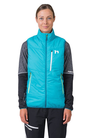 Gilet sans manche avec technologie Airlite Windproof, AFT Double Weave, Primaloft Silver Active "Hannah − NAVA VEST" - Planète Rando