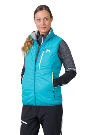 Gilet sans manche avec technologie Airlite Windproof, AFT Double Weave, Primaloft Silver Active "Hannah − NAVA VEST" - Planète Rando