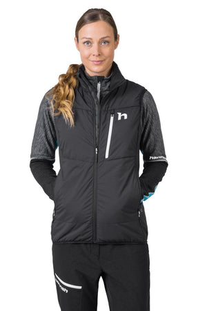 Gilet sans manche avec technologie Airlite Windproof, AFT Double Weave, Primaloft Silver Active "Hannah − NAVA VEST" - Planète Rando