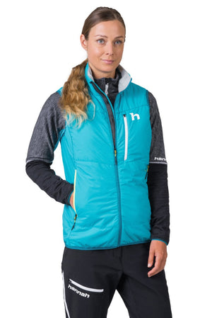 Gilet sans manche avec technologie Airlite Windproof, AFT Double Weave, Primaloft Silver Active "Hannah − NAVA VEST" - Planète Rando