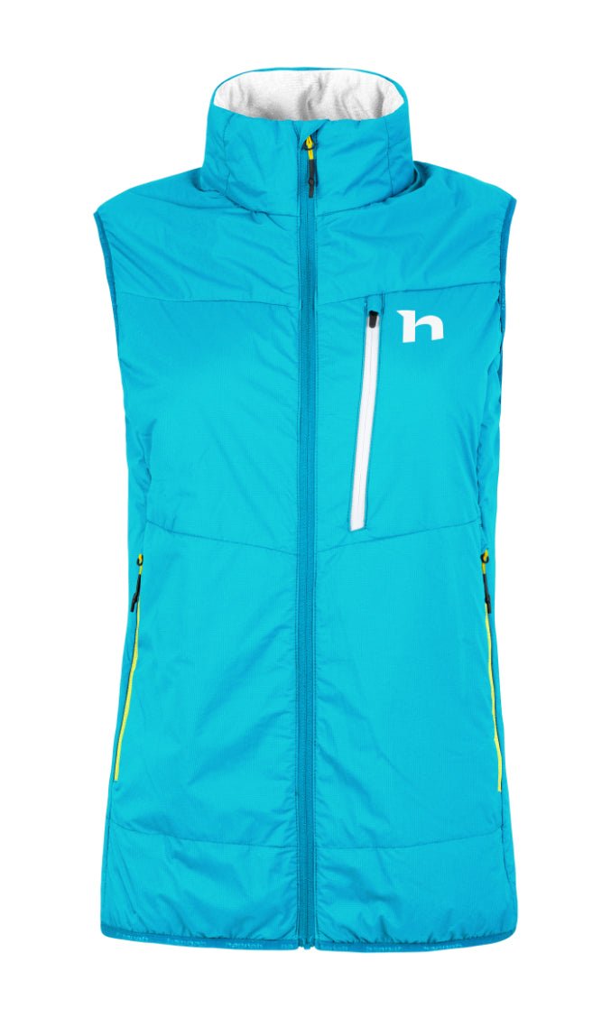 Gilet sans manche avec technologie Airlite Windproof, AFT Double Weave, Primaloft Silver Active "Hannah − NAVA VEST" - Planète Rando