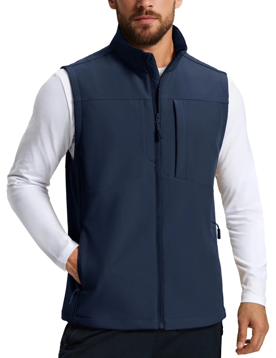 Gilet / softshell sans manche en micro - polaire pour homme "TACVASEN - CTE8" - Planète Rando