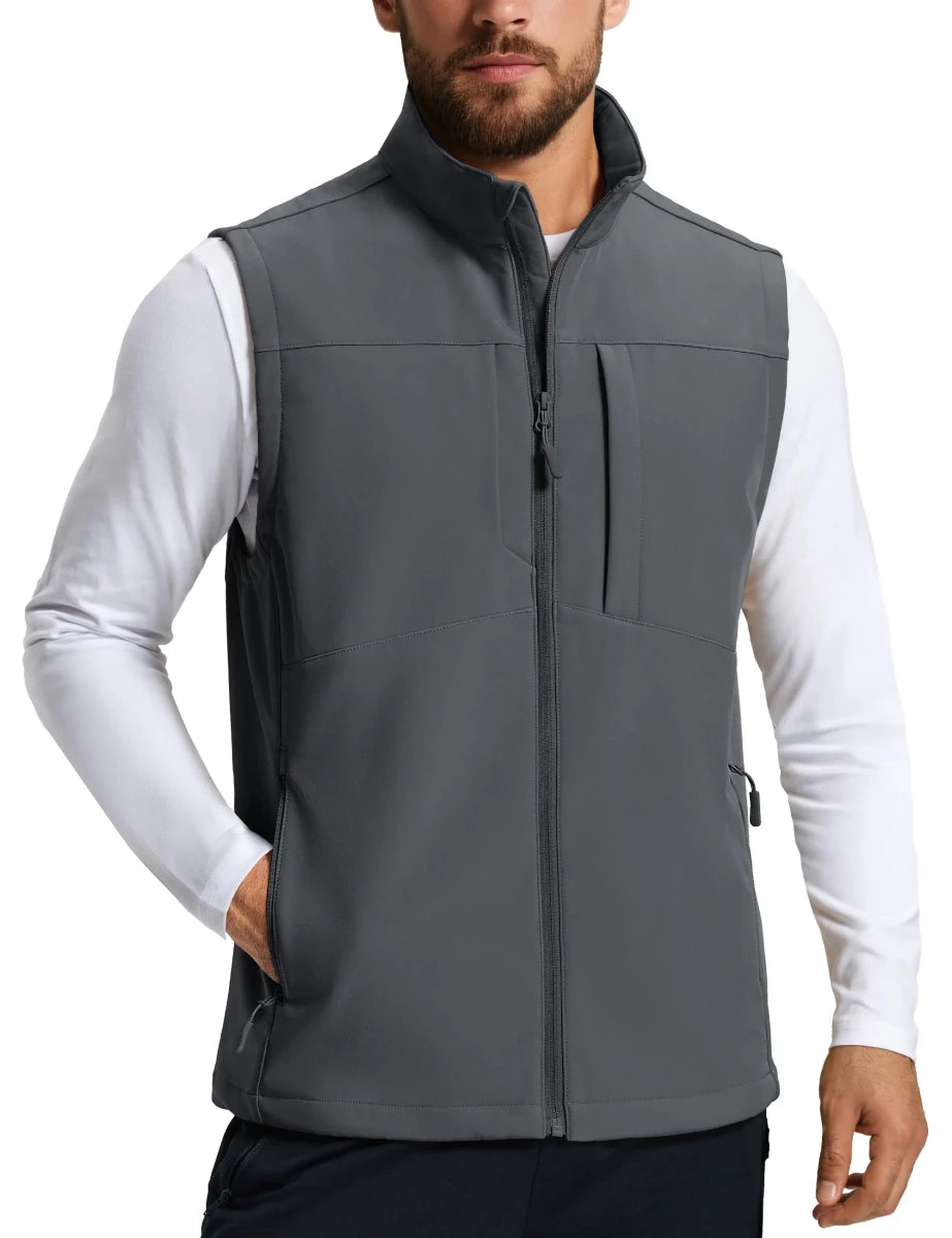 Gilet / softshell sans manche en micro - polaire pour homme "TACVASEN - CTE8" - Planète Rando