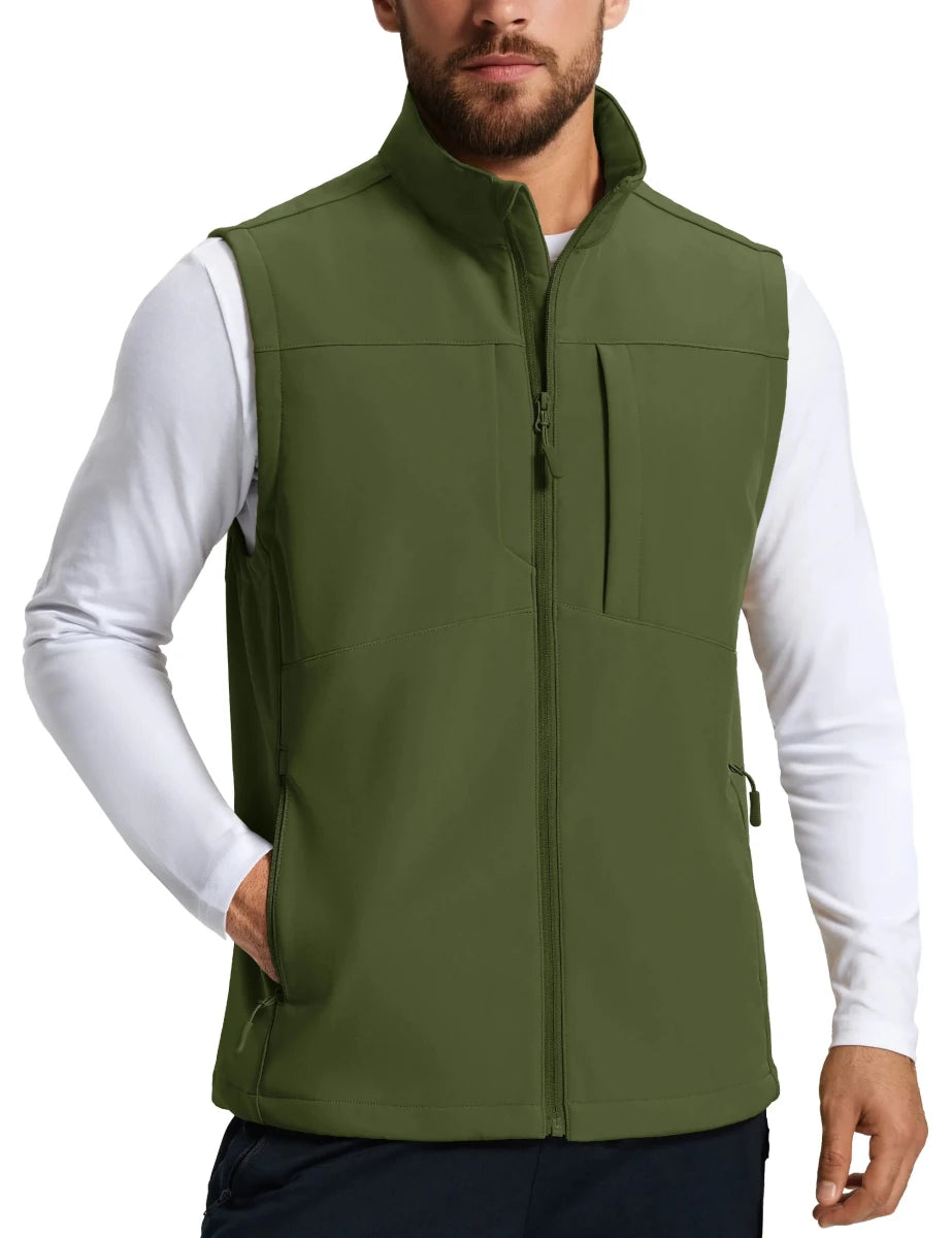 Gilet / softshell sans manche en micro - polaire pour homme "TACVASEN - CTE8" - Planète Rando