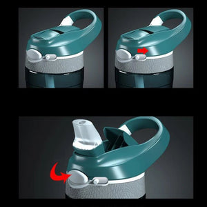 Gourde de sport / bidon vélo avec paille sans BPA "Loving Sports - 750ml" - Planète Rando