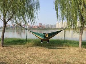 Hamac avec sangles et mousqueton en toile de parachute " ZOWEE - ZW - HS15" - Planète Rando