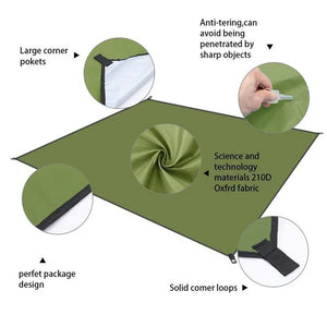 Hamac de couchage en kit 3 en 1 en toile de parachute avec moustiquaire et tarp XL "Dutrieux Outdoor - DL0100010" - Planète Rando