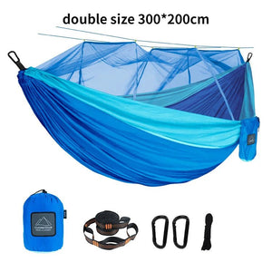 Hamac de couchage suspendu en toile de parachute avec moustiquaire "Cuoretour - Hammock Gear" - Planète Rando