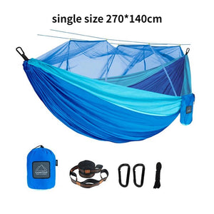 Hamac de couchage suspendu en toile de parachute avec moustiquaire "Cuoretour - Hammock Gear" - Planète Rando