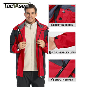 Hardshell / veste imperméable et légère pour homme "TACVASEN - TJ396" - Planète Rando