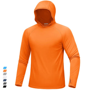 Hoodie / T-shirt manches longues à capuche homme UPF 50+ "TACVASEN - CTA27" - Planète Rando