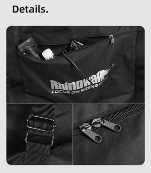 Housse de transport pour vélo grande taille : VTT 29 pouces, vélo tout suspendu, VTC, route 700C et gravel "Rhinowalk - RM291" - Planète Rando