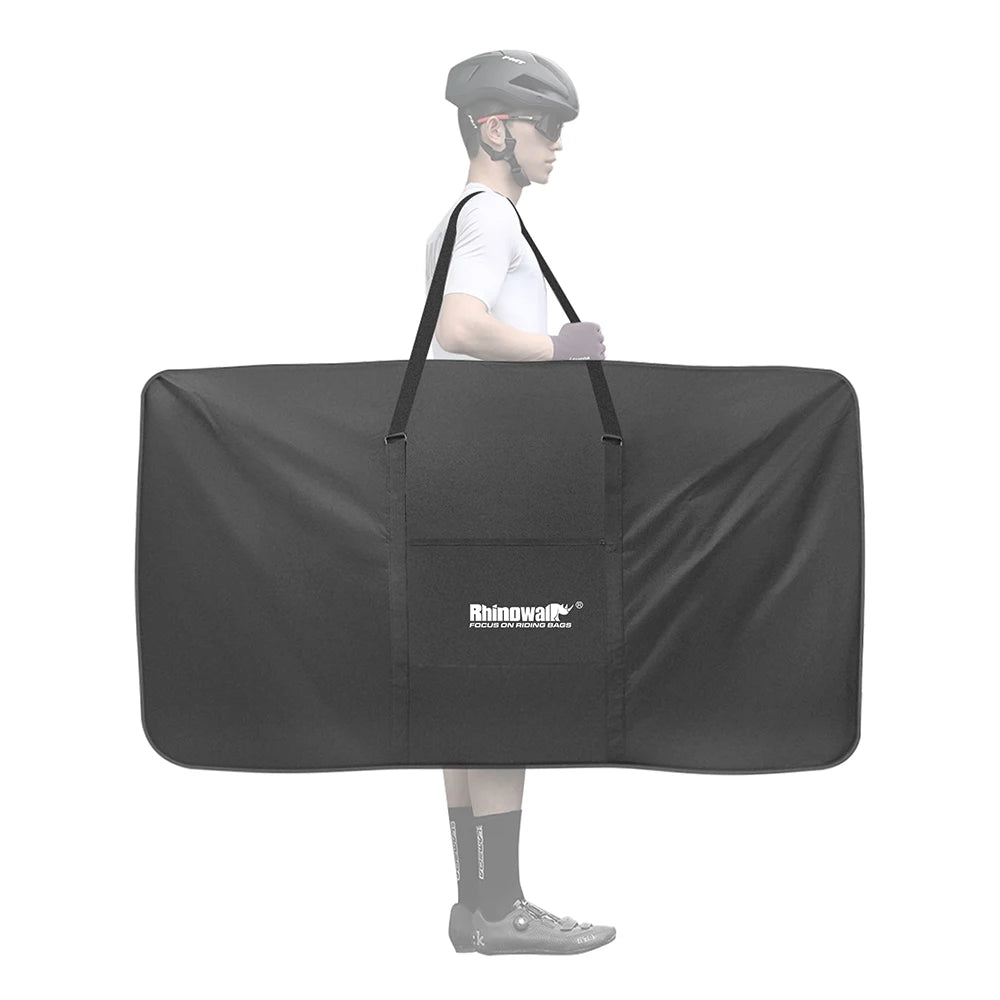 Housse de transport pour vélo grande taille : VTT 29 pouces, vélo tout suspendu, VTC, route 700C et gravel "Rhinowalk - RM291" - Planète Rando