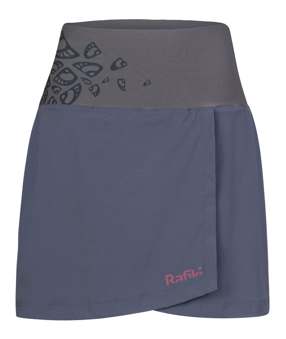 Jupe de randonnée avec short de randonnée intégré pour marche active et escalade "Rafiki − MANDREA" - Planète Rando