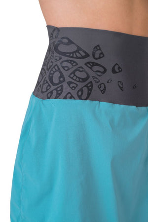 Jupe de randonnée avec short de randonnée intégré pour marche active et escalade "Rafiki − MANDREA" - Planète Rando