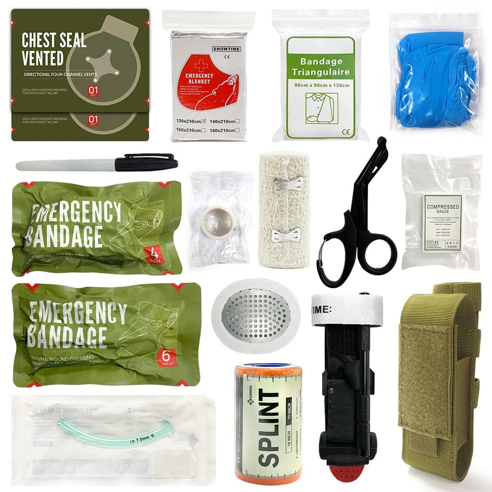 Kit de premiers secours / recharge IFAK pour les traumatismes "Carbou First Aid Kit - IFAK Refill Kit" - Planète Rando