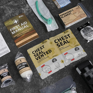 Kit de secours d'urgence / premiers secours IFAK "Rhino Rescue - Military Trauma Kit" - Planète Rando