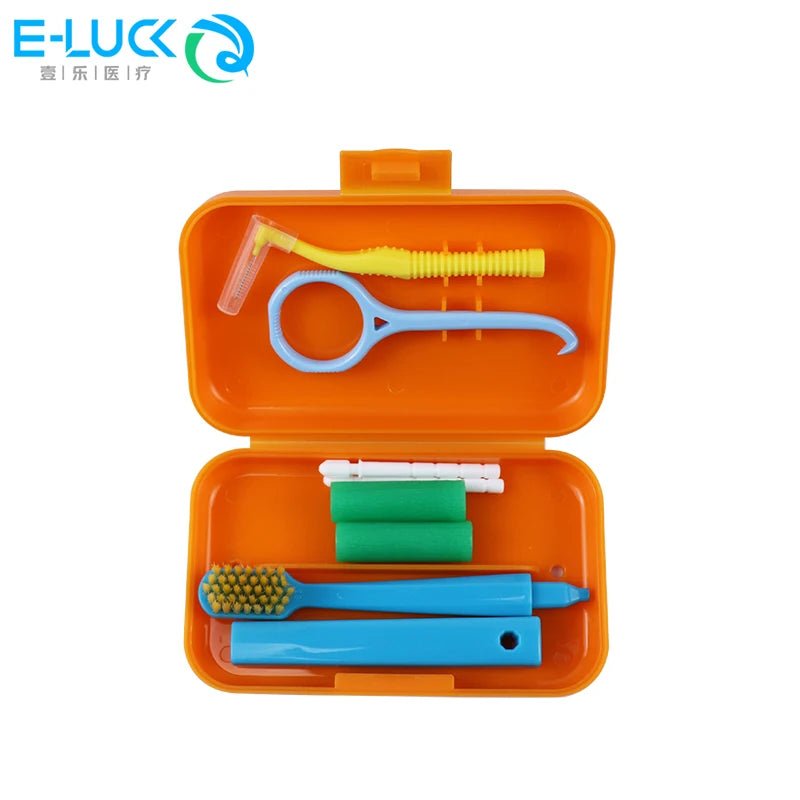 Kits hygiène portable de voyage avec brosse à dents et nettoyage dentaire "E - LUCK - EH034" - Planète Rando