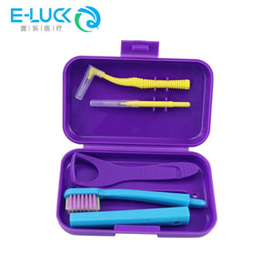Kits hygiène portable de voyage avec brosse à dents et nettoyage dentaire "E - LUCK - EH034" - Planète Rando