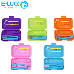 Kits hygiène portable de voyage avec brosse à dents et nettoyage dentaire "E - LUCK - EH034" - Planète Rando