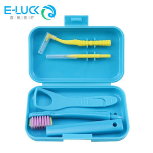 Kits hygiène portable de voyage avec brosse à dents et nettoyage dentaire "E - LUCK - EH034" - Planète Rando