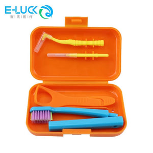 Kits hygiène portable de voyage avec brosse à dents et nettoyage dentaire "E - LUCK - EH034" - Planète Rando