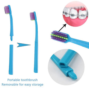 Kits hygiène portable de voyage avec brosse à dents et nettoyage dentaire "E - LUCK - EH034" - Planète Rando