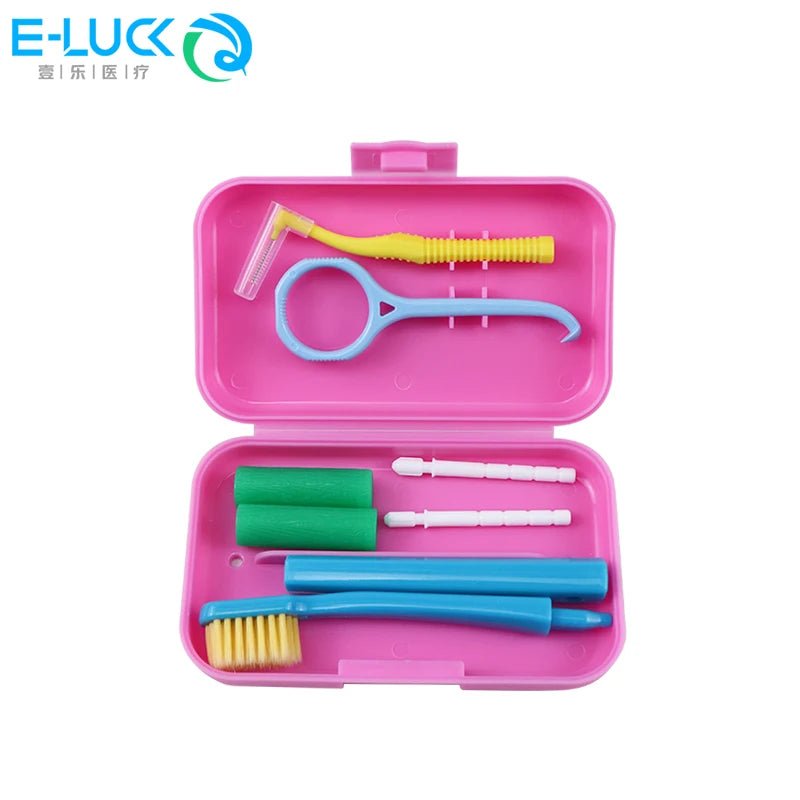 Kits hygiène portable de voyage avec brosse à dents et nettoyage dentaire "E - LUCK - EH034" - Planète Rando