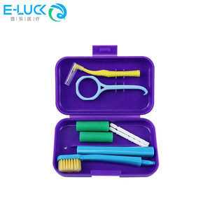 Kits hygiène portable de voyage avec brosse à dents et nettoyage dentaire "E - LUCK - EH034" - Planète Rando