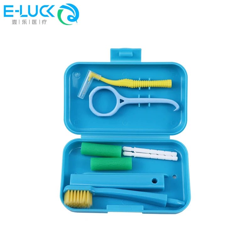 Kits hygiène portable de voyage avec brosse à dents et nettoyage dentaire "E - LUCK - EH034" - Planète Rando