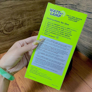 Lampe de secours LED étanche à l'eau salée / lanterne de camping réutilisable "Watter Lamp - Alloet Emergency" - Planète Rando