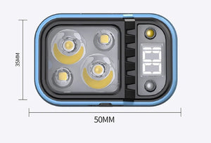 Lampe frontale LED rechargeable avec capteur et indicateur de batterie "ESMARTER - YD07" - Planète Rando
