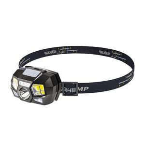 Lampe frontale tactique pour casque avec capteur de signalisation, rechargeable par USB "BOOIU - FAST MICH" - Planète Rando