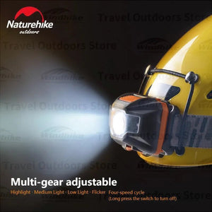 Lampe frontale ultralight LED rechargeable USB IPX4 74g "Naturehike - NH00T002 - D" - Planète Rando