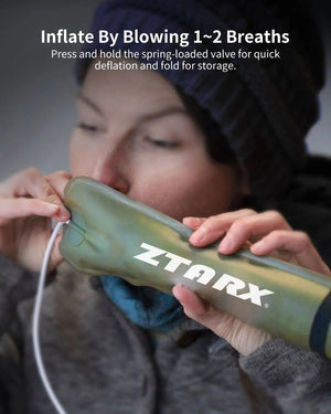 Lanterne de camping portable avec ventouse magnétique, gonflable et étanche "Ztarx - Light Tube" - Planète Rando